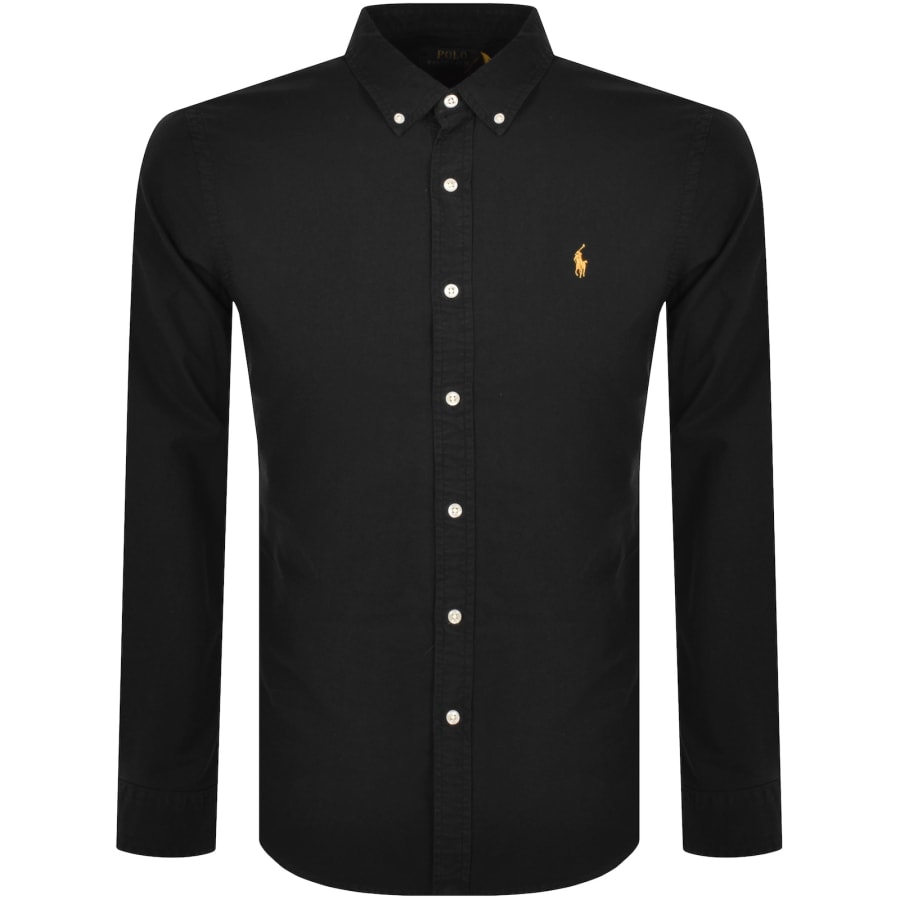Ralph Lauren Slim Fit Oxford Sport Shirt Black Mainline Menswear
